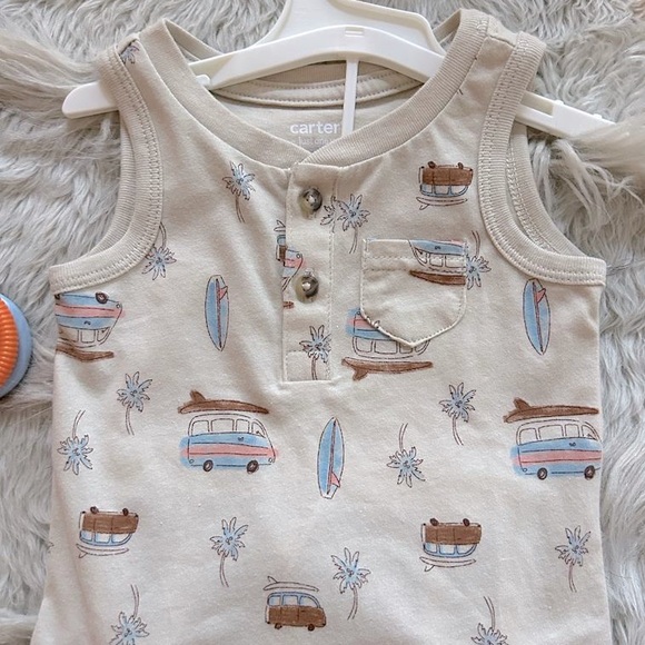 Carter Summer Explorer Baby Boy two piece - Picture 2 of 5